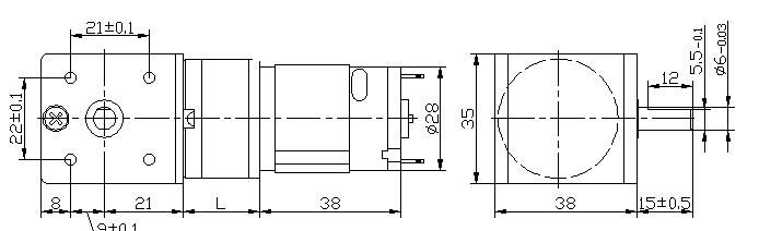 Коллекторный мотор-редуктор постоянного тока МРПК-32